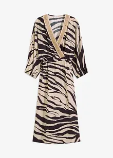 Midi jurk van soepele viscose, bonprix