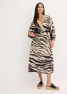 Midi jurk van soepele viscose, bonprix