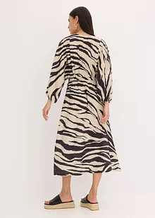 Midi jurk van soepele viscose, bonprix