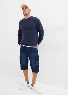 Cargo jeans bermuda, relaxed fit, bonprix