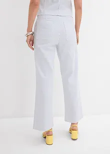 Wide leg jeans high waist, cropped, bonprix