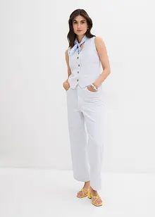 Wide leg jeans high waist, cropped, bonprix