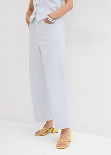 Wide leg jeans high waist, cropped, bonprix