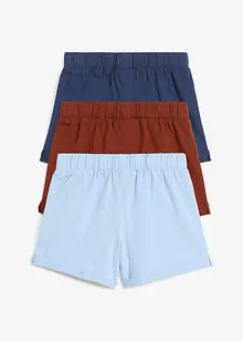 Baby short van biologisch katoen (set van 3), bonprix
