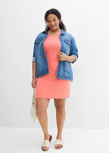 Jersey jurk met biologisch katoen en stretch, bonprix