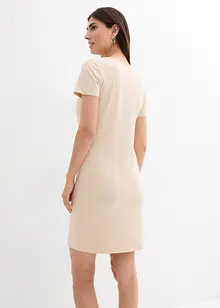 Jersey jurk met biologisch katoen en stretch, bonprix