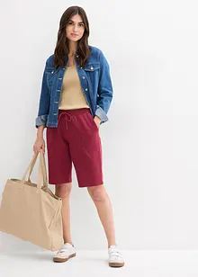 Sweat bermuda van katoen, bonprix