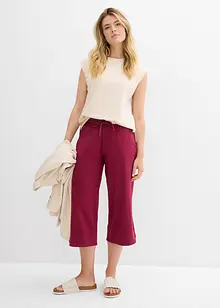 Jersey broek in een katoenmix, bonprix