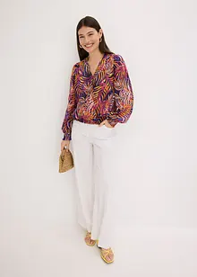 Gedessineerde blouse van chiffon, bonprix