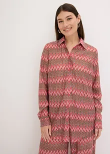 Lange blouse in gehaakte look, bonprix