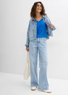 Oversized shirt van soepele viscosemix, bonprix
