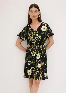 Jurk met pofmouwen, bonprix