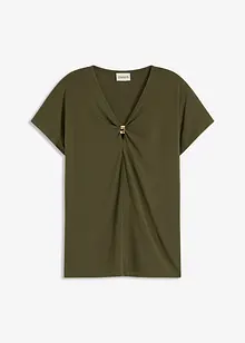 Shirt met een decoratieve ring, bonprix