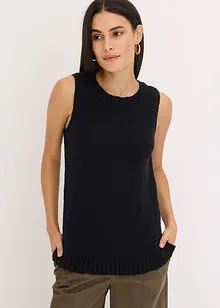 Gebreide top van katoen, bonprix