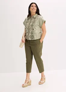 Oversized shirt met paisley motief, bonprix