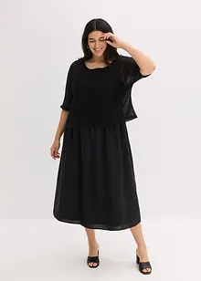 Jurk in 2-in-1 look, bonprix