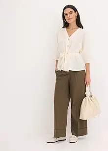 Blouse met ceintuur, bonprix