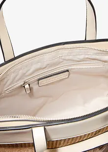 Shopper in een rieten look, bonprix