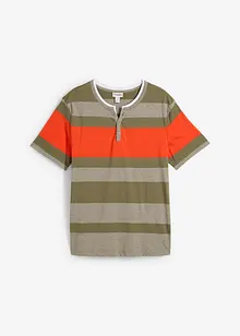 Henley shirt met korte mouwen, bonprix