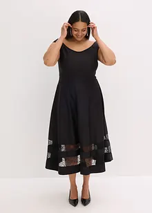 Carmen jurk met kant en riem, bonprix