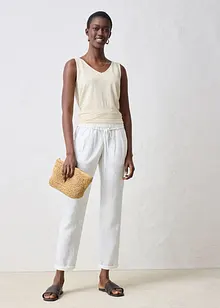 Instapbroek van puur linnen, bonprix