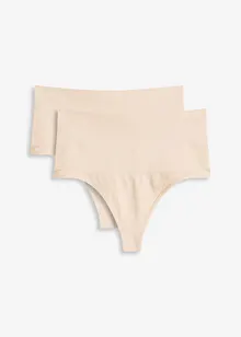 Corrigerende seamless string, medium corrigerend (set van 2), bonprix