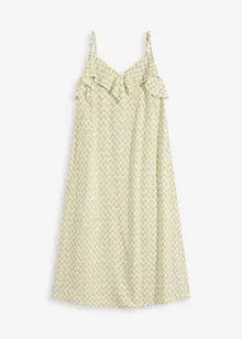 Midi jurk met ruches, bonprix