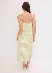 Midi jurk met ruches, bonprix