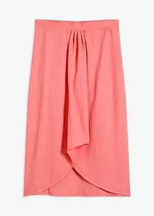 Midirok van lichte crèpe, bonprix