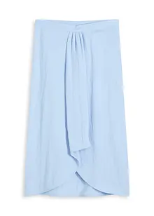 Midirok van lichte crèpe, bonprix