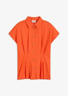 Blouse met korte mouwen in een luchtige viscosemix, bonprix