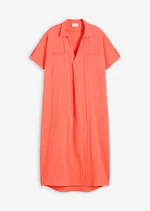 Kaftan jurk van zachte mousseline, bonprix