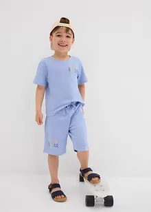 Piqué shirt en korte broek (2-dlg. set) van biologisch katoen, bonprix