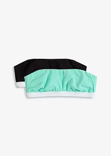 Bandeau bh met biologisch katoen (set van 2), bonprix