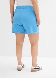 Jersey short in een viscosemix met een comfortabele band en kant, bonprix