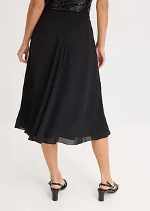 Midi rok met ruches, bonprix
