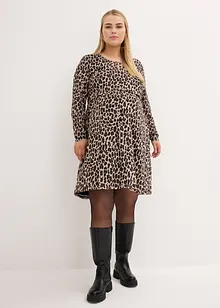 2-in-1 zwangerschapsjurk / voedingsjurk met luipaardprint, bonprix