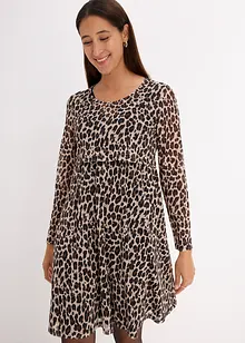 2-in-1 zwangerschapsjurk / voedingsjurk met luipaardprint, bonprix