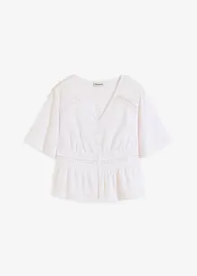 Shirt tuniek met kant, bonprix