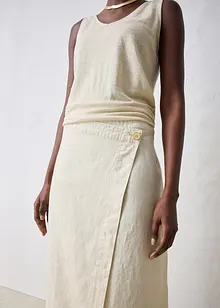 Wikkelrok van puur linnen, bonprix