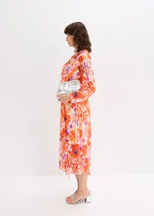 Chiffon jurk met volants, bonprix