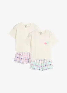 Shortama van puur biologisch katoen (4-dlg. set), bonprix