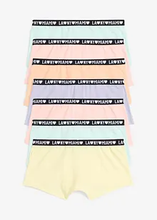 Boxershort met zacht biologisch katoen (set van 7), bonprix