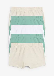 Boxershort met biologisch katoen (set van 5), bonprix