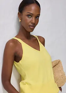 Gebreide top met zijde, bonprix