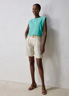 Shirt met zijde, bonprix