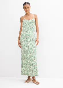 Jurk met spaghettibandjes van soepele viscose, bonprix