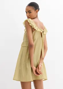 Mini jurk met volants, bonprix
