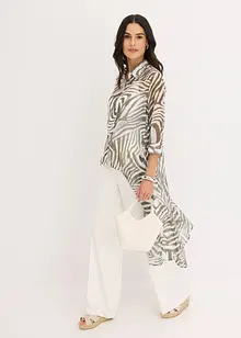 Lange chiffon blouse, bonprix