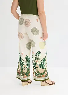 Wijde broek van viscose, bonprix